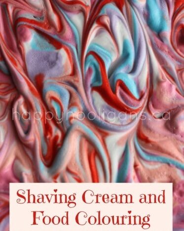 Marbleizing with Shaving Cream and Food Colouring Marbleizing with Shaving Cream and Food Colouring