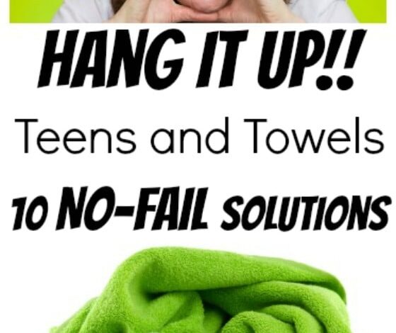 Get Teens to Hang Up their Towels