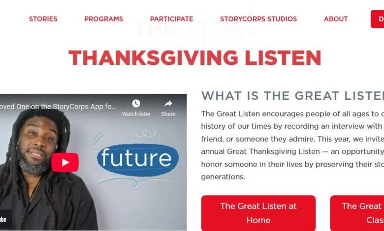 StoryCorps’ “The Great Listen” Is A Cool Oral History Project For Students StoryCorps’ “The Great Listen” Is A Cool Oral History Project For Students