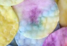 Cotton Pad Art Activity for Toddlers and Preschoolers