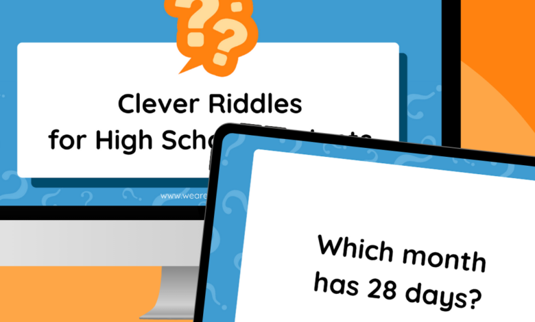 115 Clever Riddles for High School Students (Plus Answers) 115 Clever Riddles for High School Students (Plus Answers)