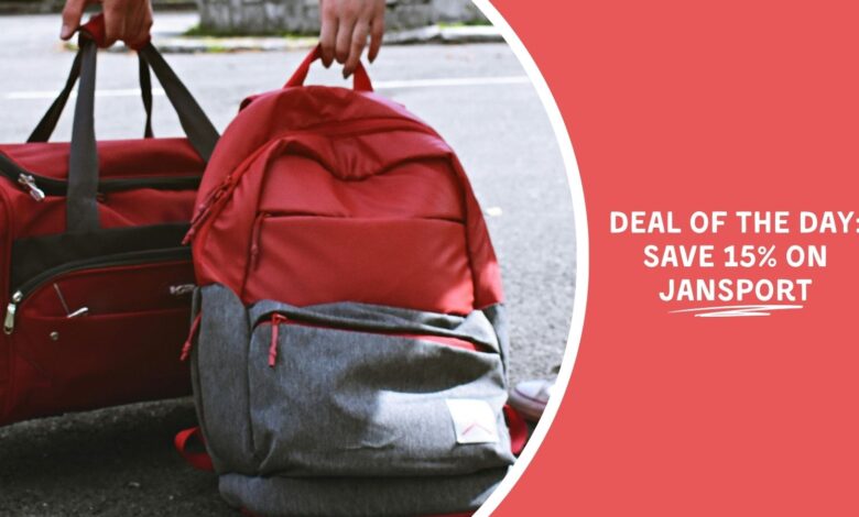 Deal of the Day: Save 15% on JanSport