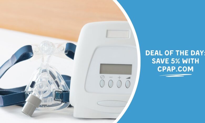 Deal of the Day: Save 5% with CPAP.com