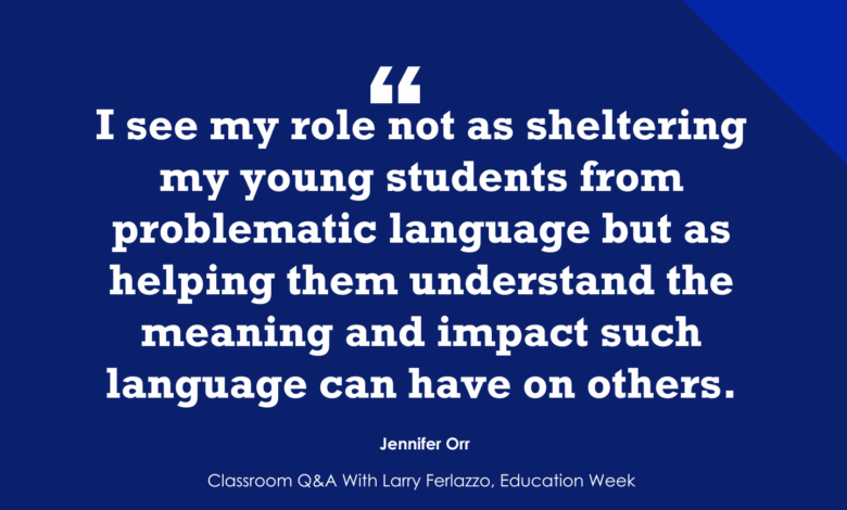 “How Should Teachers Deal With Hurtful Language in Literature?”