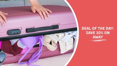 Deal of the Day: Save 10% on Away Deal of the Day: Save 10% on Away