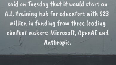 A Look Back: The True Origin Story Of AFT’s New AI Training Center Will Indicate If It Is A Success Or A Flop