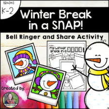 Welcome Back from Break Activities to Try With Your Students