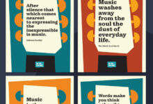 Music Quote Posters (Free Printables)