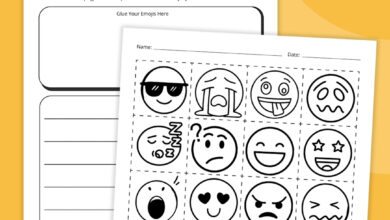 Emoji Poem Templates (Free Printable)