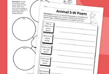5W Poem Writing Worksheet Bundle (Free Printables)
