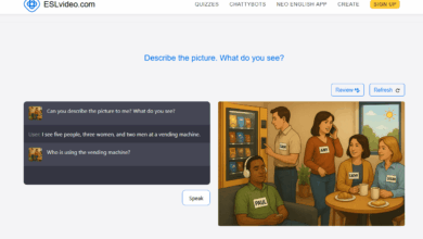 In Many Ways, I Think “ESLvideo” May Now Be One Of The Best Examples For AI Education Use On The Web