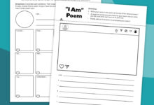 Free Printable “I Am” Poem Template Bundle